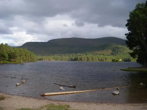 Loch An Eilein Foto stock