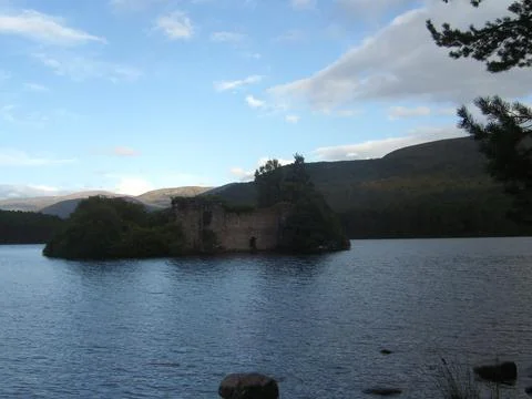 Loch An Eilein Foto stock