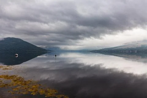Loch Fyne Reflections Stock Photos