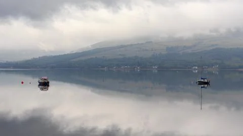 Loch Fyne Reflections Stock Photos