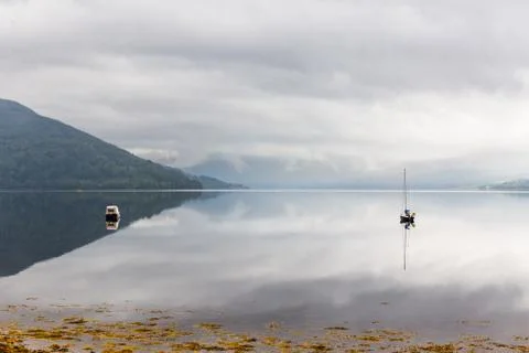 Loch Fyne Reflections Stock Photos