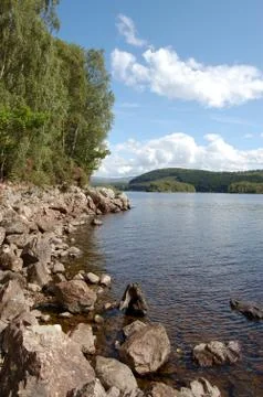 Loch garry vert Stock Photos
