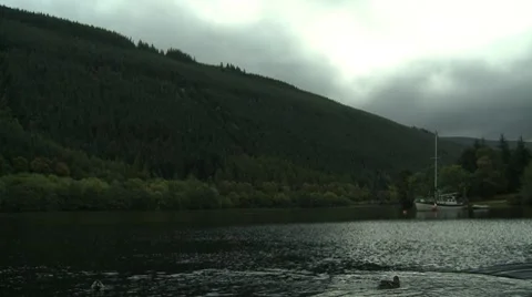 Loch Jet Stock Footage 8573609