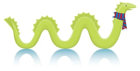 Loch Ness Monster Foto stock
