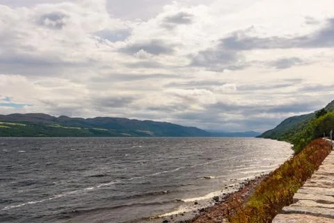 Loch Ness view Stock Photos