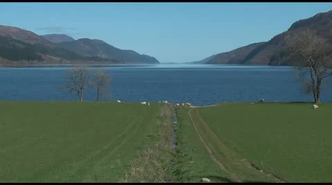 Loch Ness viewed looking north from Fort Augustus 動画素材 10892746