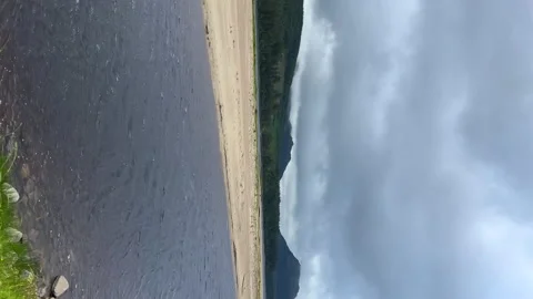 Loch in Scotland Stock Footage 230625075