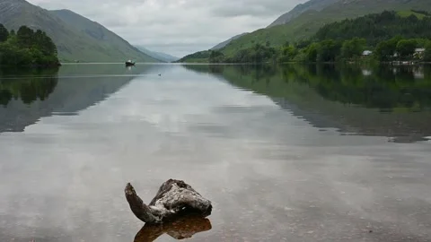 Loch Shiel real time Stock Footage 155992086
