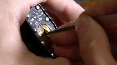 Lock 05 Stock Footage 330424