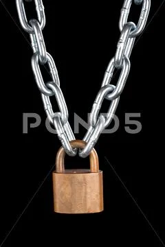 Lock and chain Stock Photos