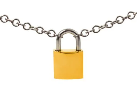 Lock and chain Stock Photos