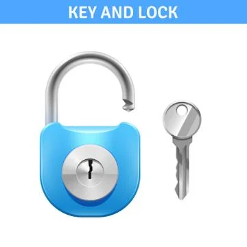 Lock And Key Illustration イラスト素材