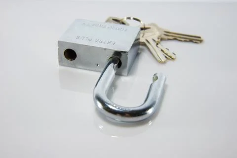 Lock and key Stock Photos