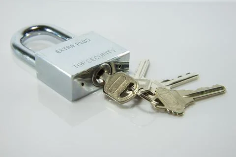 Lock and key Stock Photos