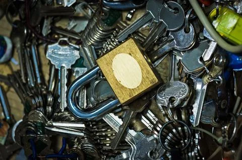 Lock and keys Stock Photos