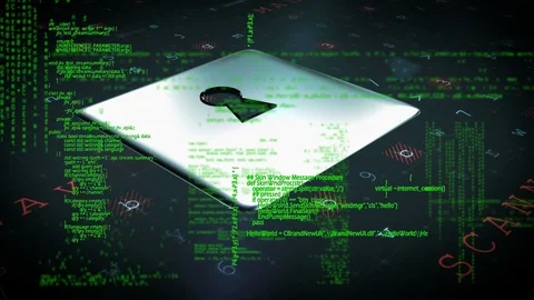 Lock and program codes in a vault Stock Footage 107678729