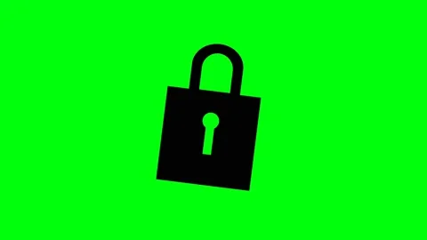 Lock animation Stock Footage 194783584
