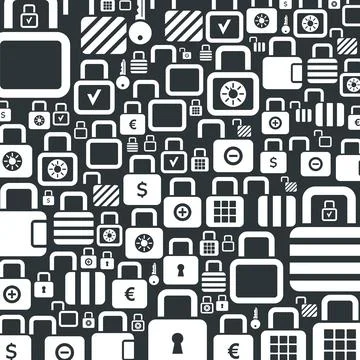 Lock a background2 Stock Photos