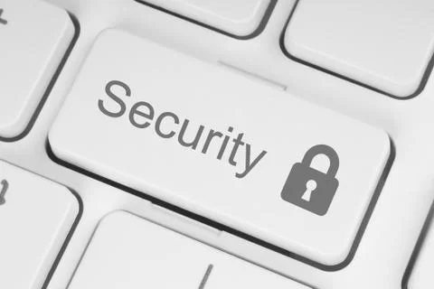 Lock button Foto stock