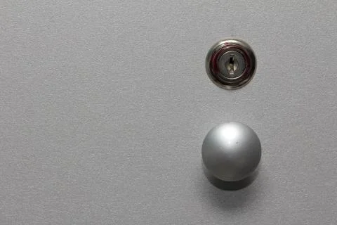 Lock on the cabinet Stock Photos