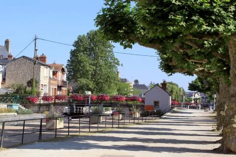 A lock on the channel Stock Photos