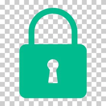 Lock classic design icon, keyhole web button shape, secure vector illustratio Illustrazione stock