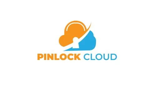LOCK CLOUD LOGO with modern concept -- key, lock Stock Illustration