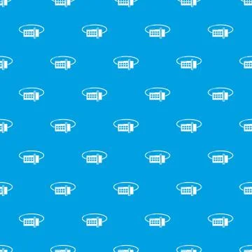 Lock code pattern vector seamless blue 스톡 일러스트