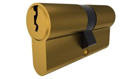 Lock cylinder Illustrazione stock