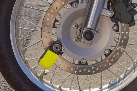 Lock disc brake Stock Photos