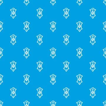 Lock door pattern vector seamless blue Illustrazione stock