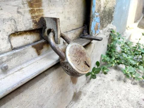 Lock down all over the world due to corona virus. Stock Photos