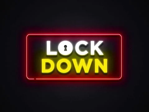 Lock-Down Stock Illustration