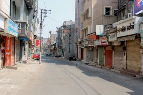 Lock down in india Stock Photos