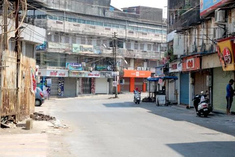 Lock down in India Stock Photos