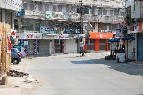 Lock down in India Stock Photos