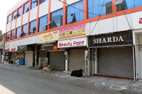 Lock down in India Stock Photos