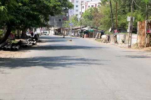 Lock down in India Foto stock