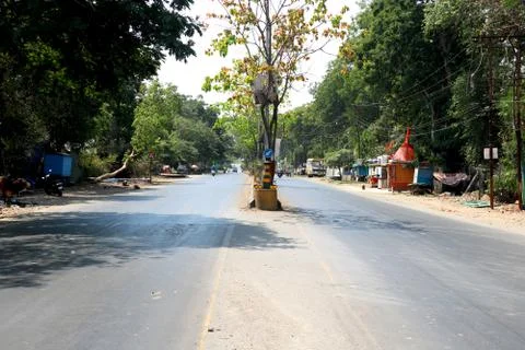 Lock down in India Foto stock