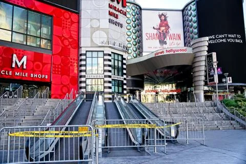 Lock-down in Las Vegas Stock Photos