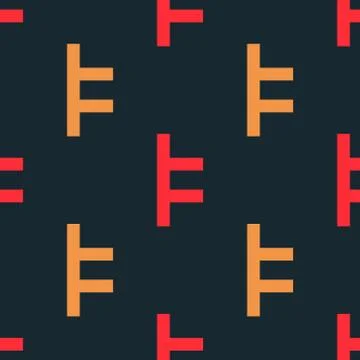 Lock fasten seamless pattern Stock Illustration