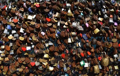 The Lock Fence Stock Photos