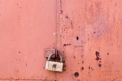 The lock on gate Stock Photos