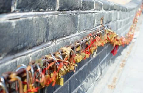 Lock for good luck Stock Photos