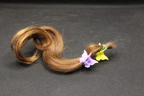 Lock of hair Stock Photos