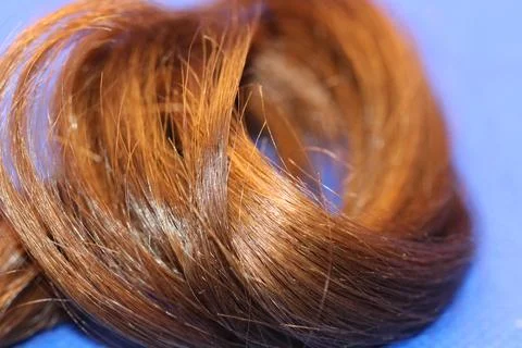Lock of hair Stock Photos