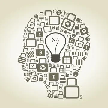 Lock a head Stock Photos