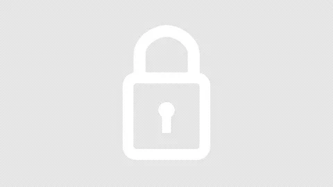 Lock icon animation. Stock Footage 223686937