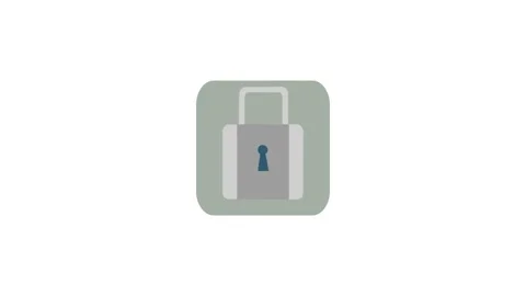Lock icon animation for video motion graphics Stock Footage 150060151