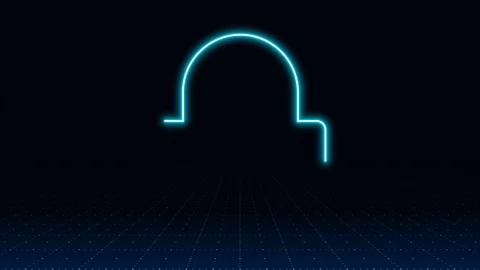 Lock Icon. Cyber Security of Digital Data Network Protection. High-speed conn Stock Footage 127285513